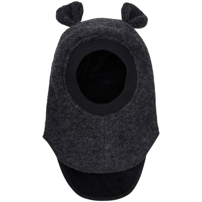 Hovedbilde HUTTEliHUT Balaclava Bjørneører tovet ull, Dark ...