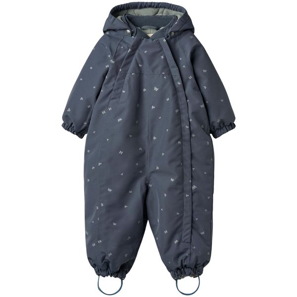 Hovedbilde Wheat Adi vinterdress til baby, Greyblue Letters