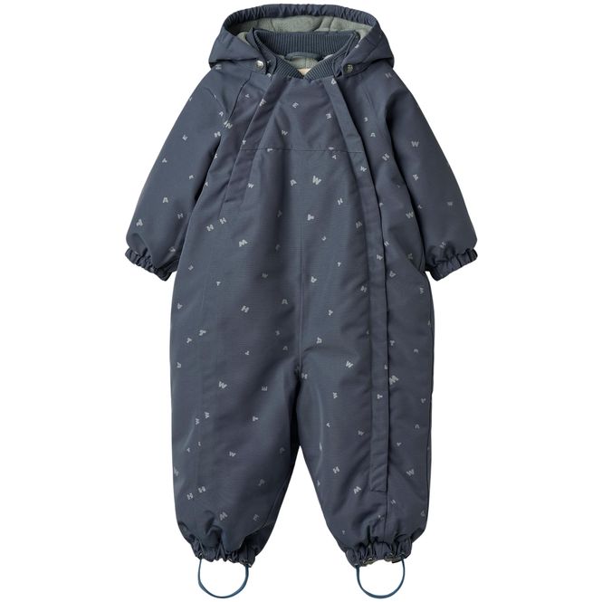 Hovedbilde Wheat Adi vinterdress til baby, Greyblue Letters