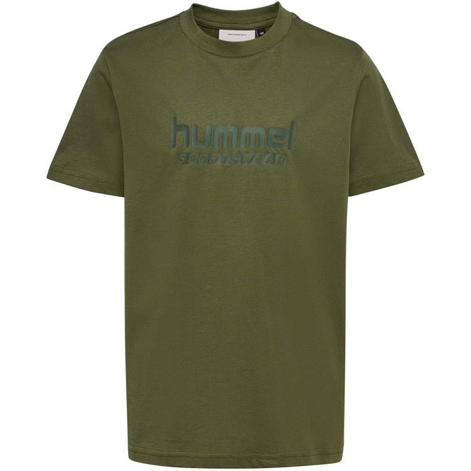 Hovedbilde Hummel Base t-skjorte til barn, Winter Moss