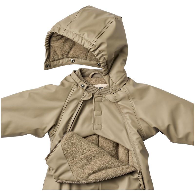 Wheat Evig vinterregndress til baby, Grey Stone