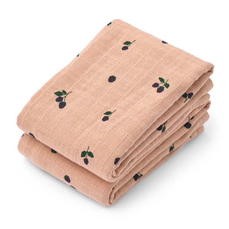 Liewood Lewis 2-pack gaskluter, Mini Berry/Pale tuscany