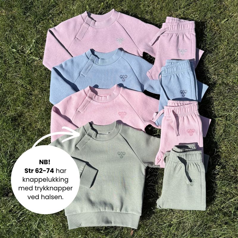 Hummel x DressMyKid Bumble joggedress-sett, Mauve Shadow