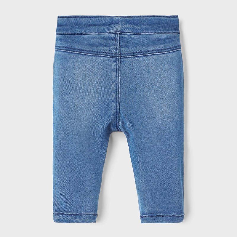 Name It Salli slim leggings til baby, medium blue denim
