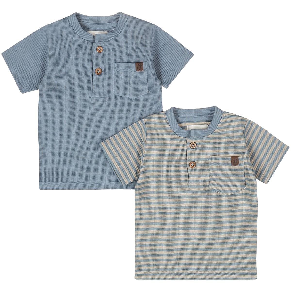 Dirkje 2-pack t-skjorte til småbarn, Blue