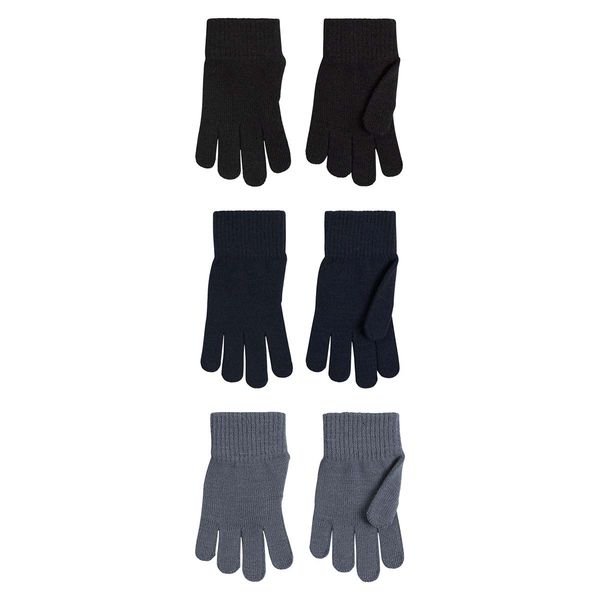 Hovedbilde Name It Nknmagic 3-pack vanter til barn, Flint ...