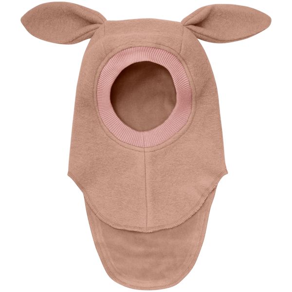 Hovedbilde HUTTEliHUT Balaclava Kaninører tovet ull, Rose ...