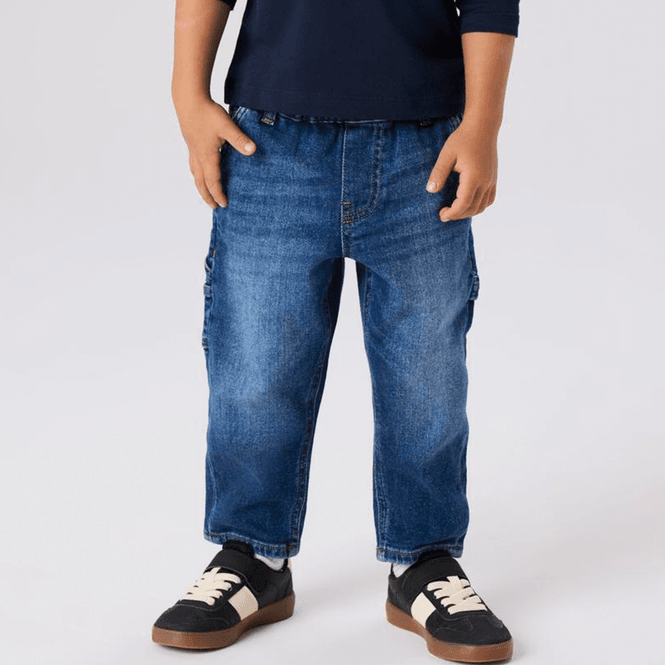 Hovedbilde Name It Nmmben tapered jeans til småbarn, Dark ...