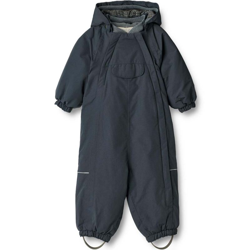 Wheat Adi vinterdress til baby, dark blue