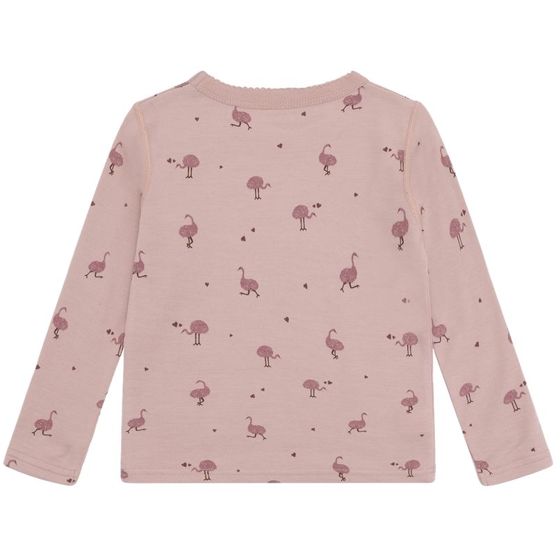 Hust and Claire Abba Ostrich ull/bambus genser, Adobe Rose
