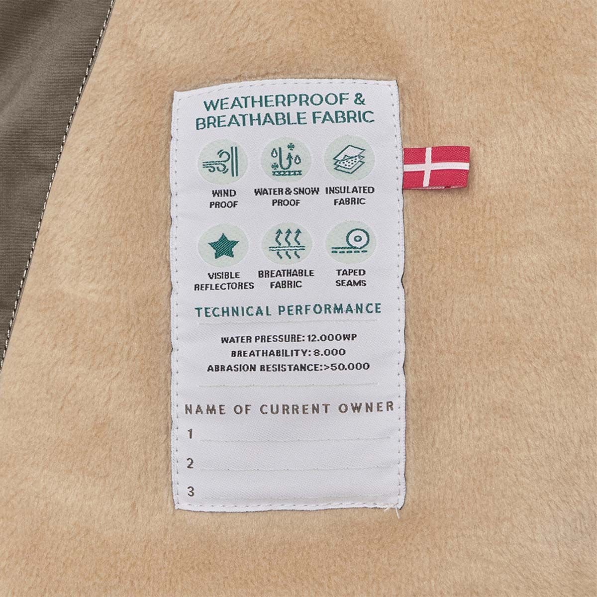 Mini A Ture Wang vinterjakke til småbarn, Tarmac Green