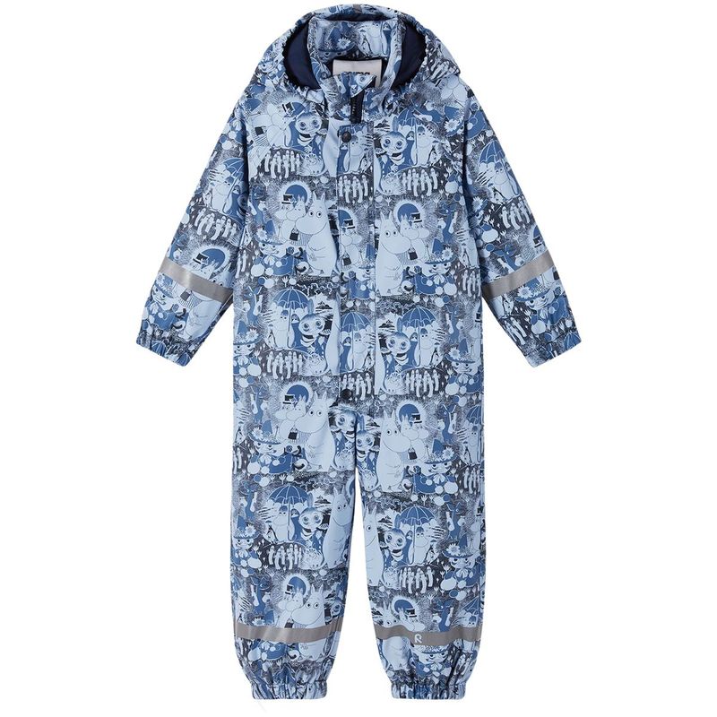 Reima Moomin Rapakko regndress til småbarn, Airy Blue