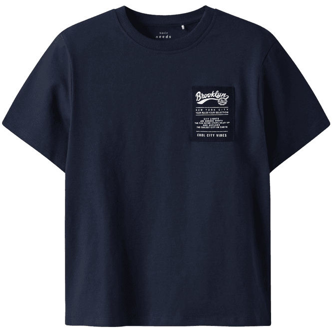 Hovedbilde Name It Nkmvector t-skjorte til barn, Navy Blazer