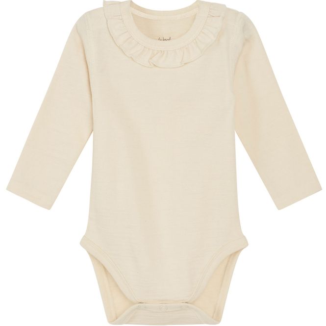 Hovedbilde Hust & Claire Barbara body i ull/bambus, Ecru