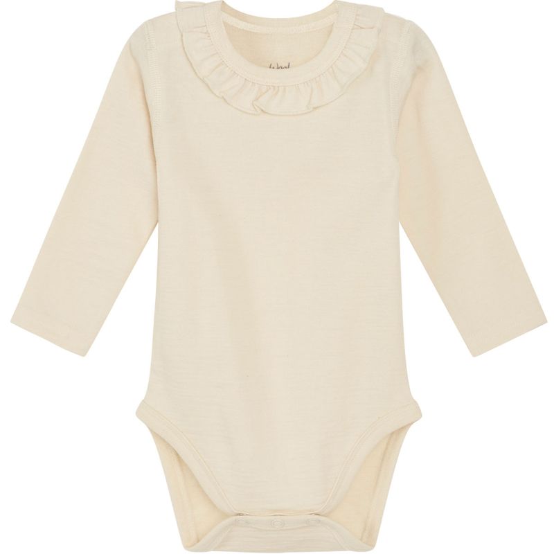 Hust & Claire Barbara body i ull/bambus, Ecru