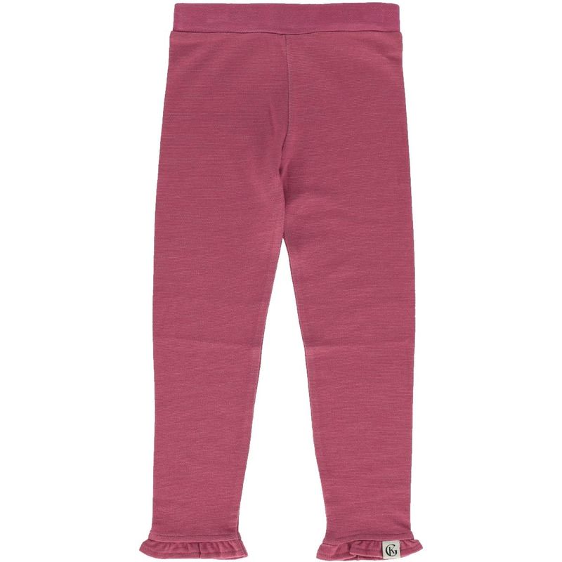 Gullkorn Amfis bukse i ull/bambus til barn, Varm Rosa