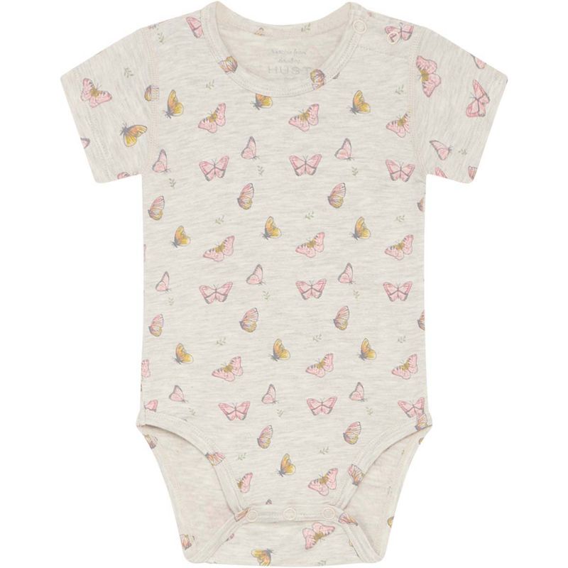 Hust & Claire Bue kortermet body i bambus, shrimp