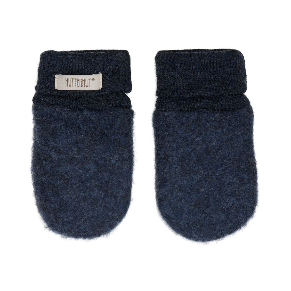 HUTTEliHUT Ullfleece votter 2-lags, Navy