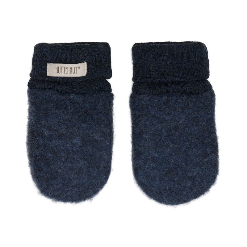 HUTTEliHUT Ullfleece votter 2-lags, Navy