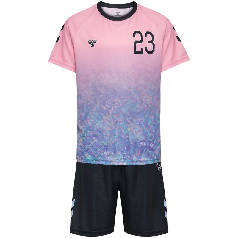 Hummel Shimmer shorts-sett til barn, Pink Nectar