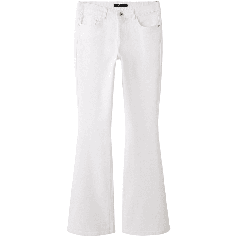 LMTD Nlfbice flared jeans til barn, Bright White