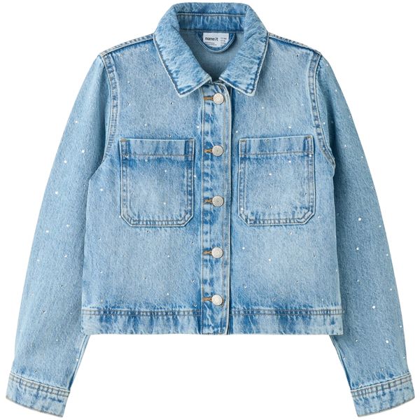 Hovedbilde Name It Nkflisa denim jakke til barn, Light Blue ...