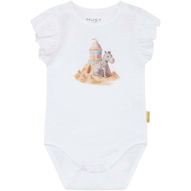 Hovedbilde Hust & Claire Beninette kortermet body, white