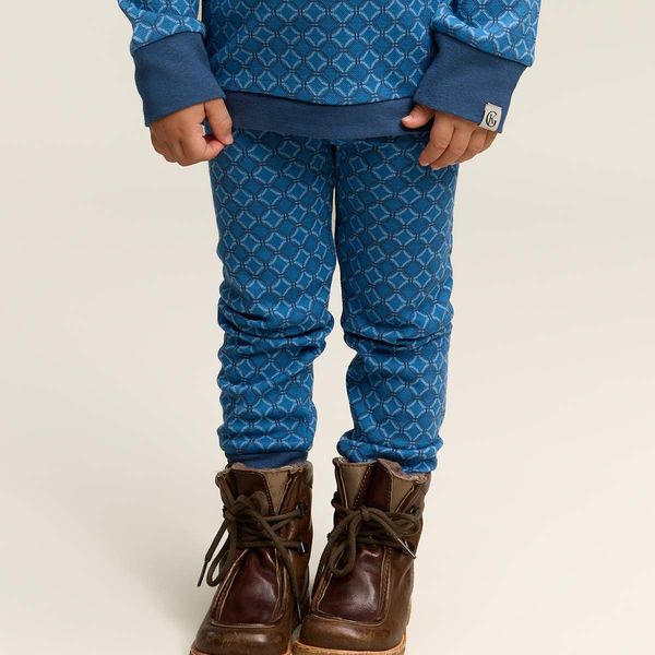 Hovedbilde Gullkorn Axi Jacquard bukse i ull/bomull, M ...