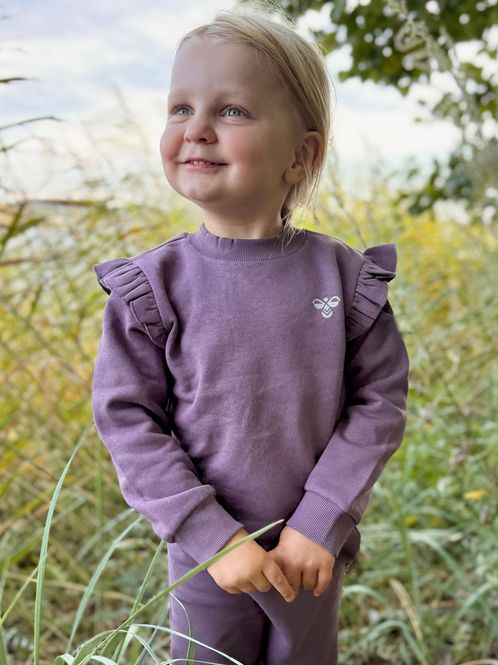 Hovedbilde Hummel x DressMyKid Ruffle joggedress-sett, Black ...