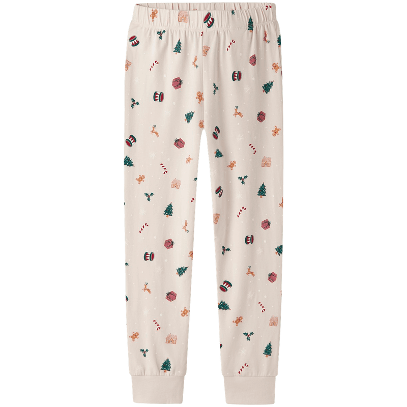 Name It Nknvismas pyjamas til barn, Whitecap Gray