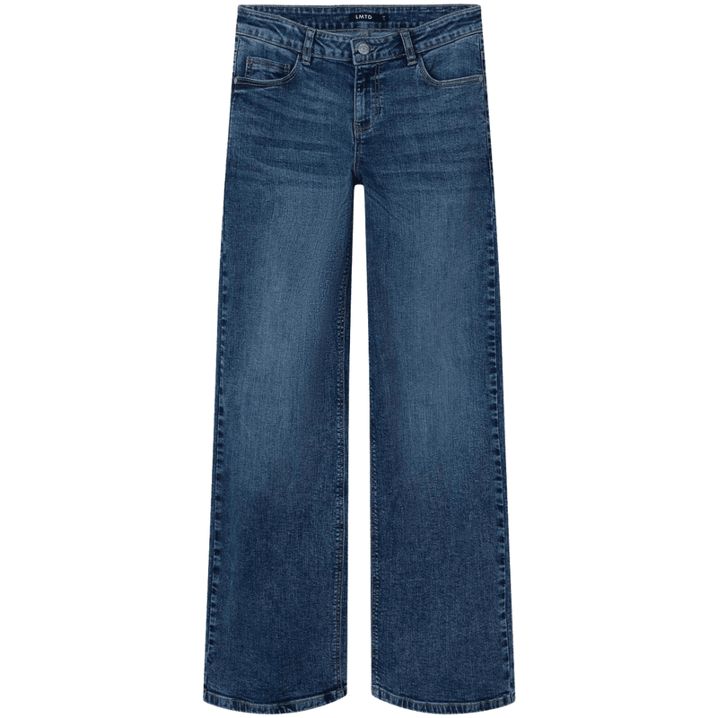 LMTD Nlfbli straight jeans til barn, Medium Blue Denim