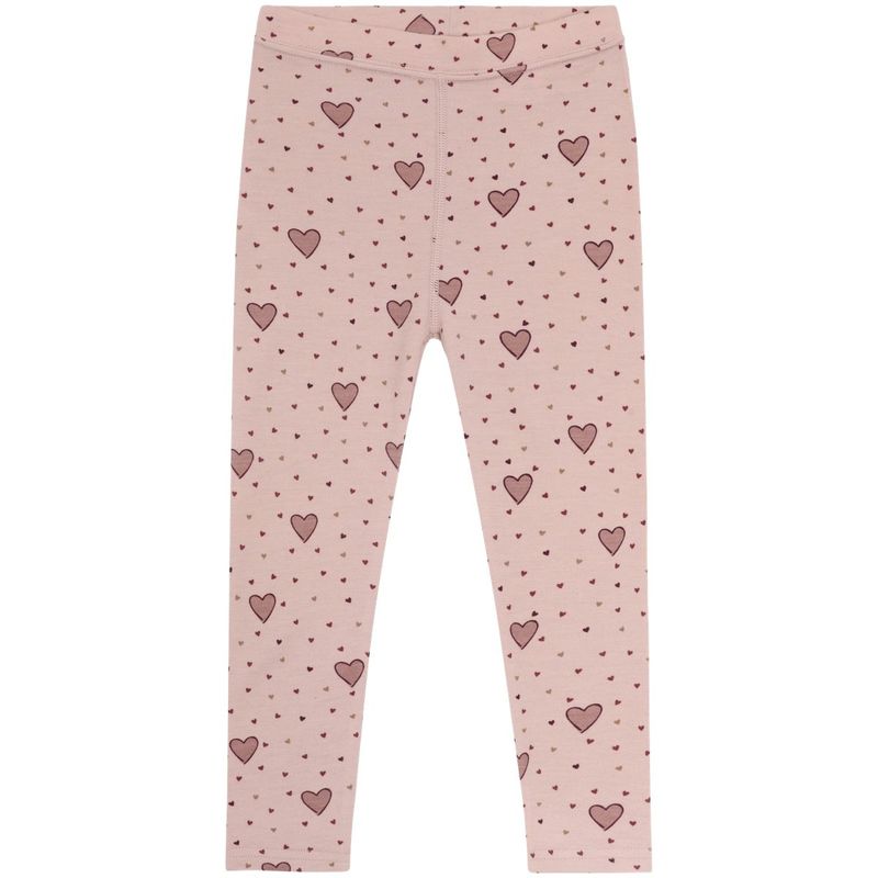 Hust and Claire Hclaki leggings i ull/bambus, Dusty Rose