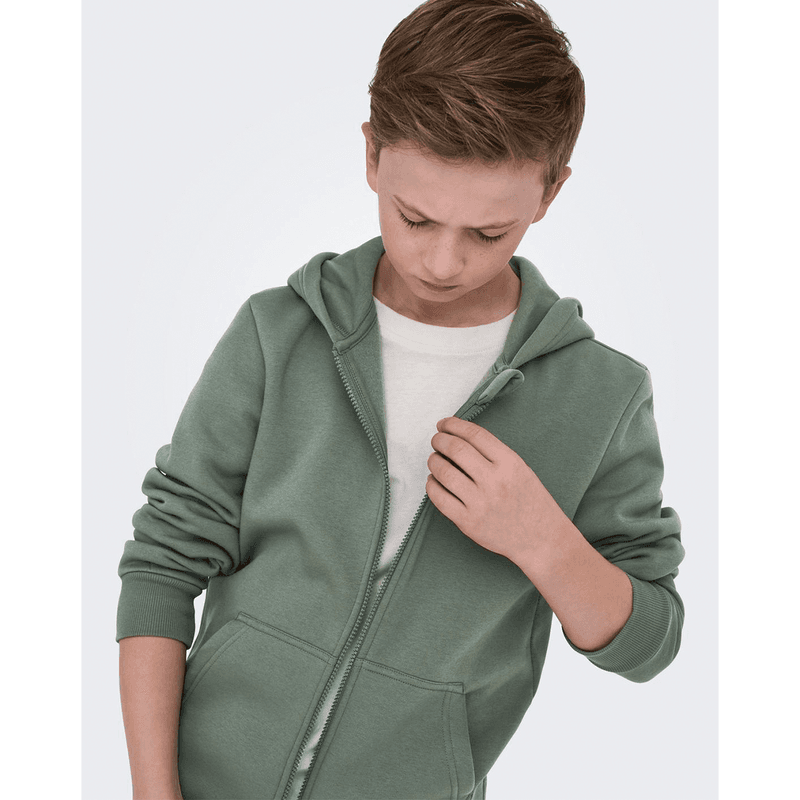 Only & Sons Osjceres zip-genser, Castor Gray