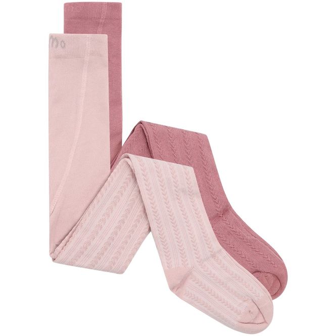 Hovedbilde Minymo 2-pack strømpebukse til barn, Cameo Rose