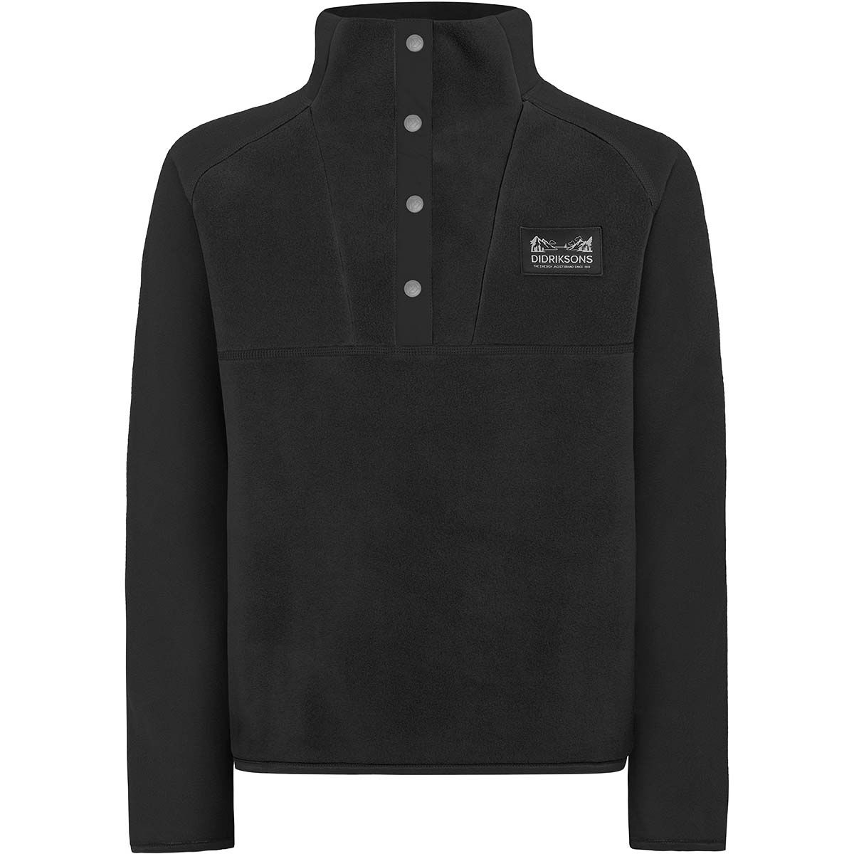 Didriksons Yokto fleecegenser til barn, Black