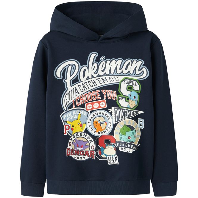 Hovedbilde Name It Nkmjim Pokemon hettegenser, Navy Blazer