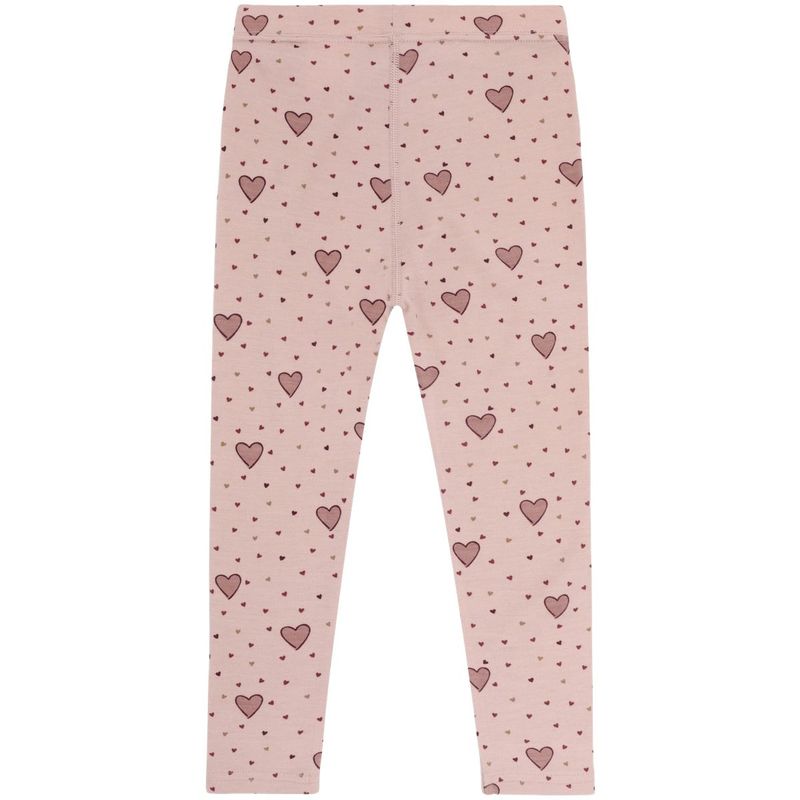 Hust and Claire Hclaki leggings i ull/bambus, Dusty Rose