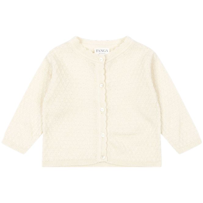 Hovedbilde Konges Sløjd Venti pointell cardigan til baby, ...