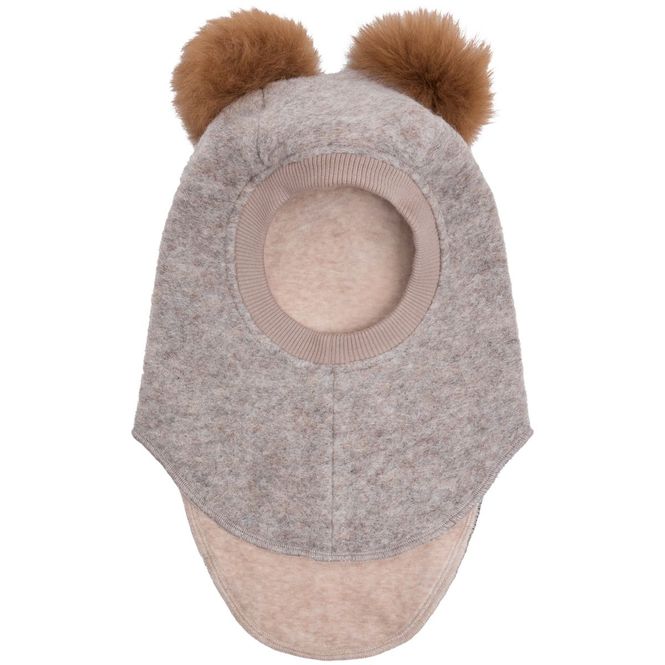 Hovedbilde HUTTEliHUT balaclava i ull m/alpakkadusker, Camel ...
