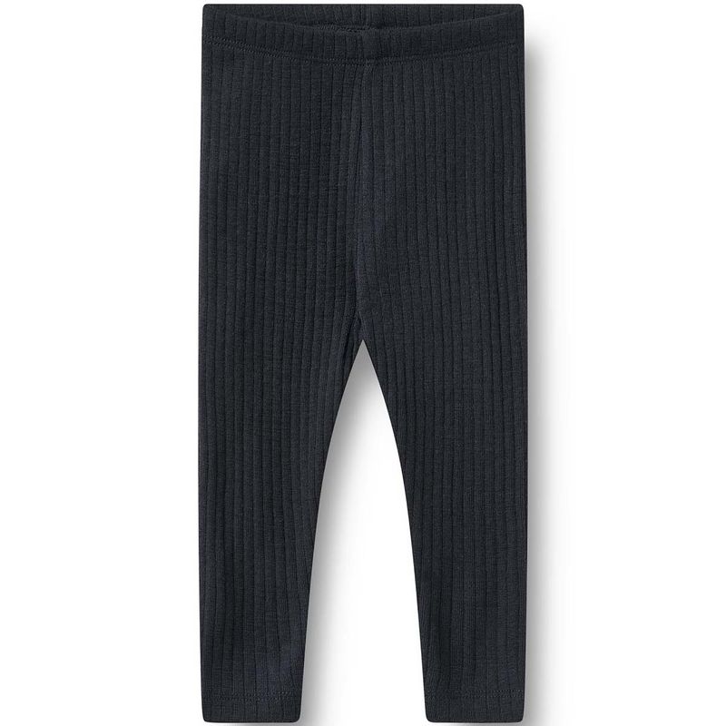 Wheat Agi leggings i ull til baby, Navy