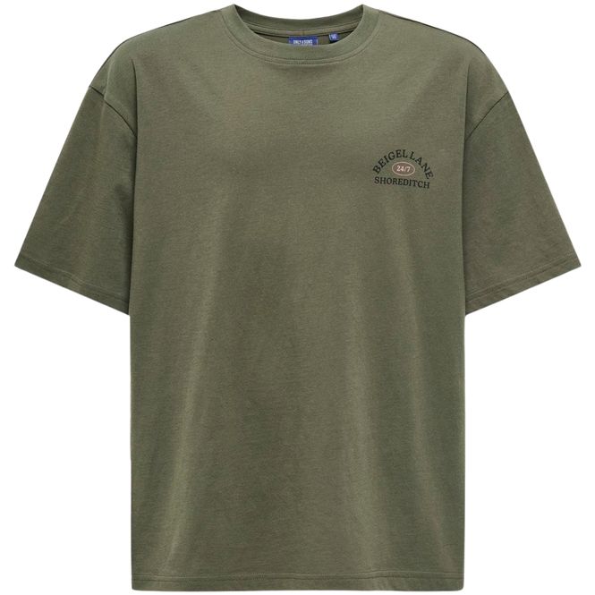 Hovedbilde Only & Sons Osjeaston t-skjorte til barn, Olive ...