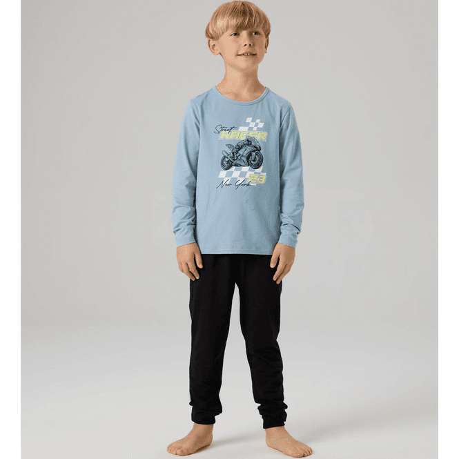 Hovedbilde Name It Nkmnightset Racer pyjamas, Dusty Blue