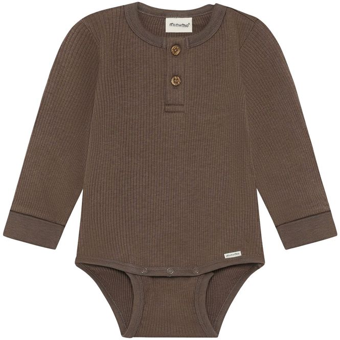 Hovedbilde Minymo Rib body, Chocolate Chip