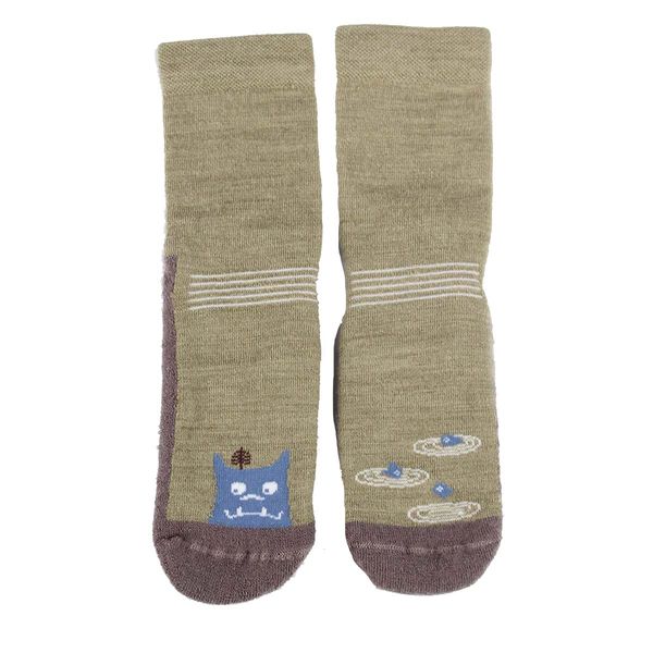 Hovedbilde Kattnakken ullsokker med antiskli, Mose