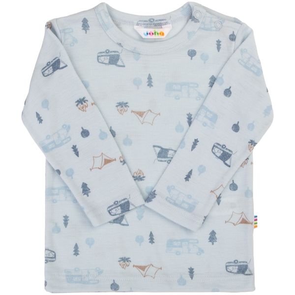 Hovedbilde Joha Camping genser i merinoull, Light blue