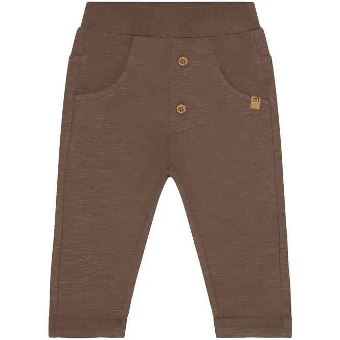 Hovedbilde Minymo joggebukse til baby, Chocolate Chip