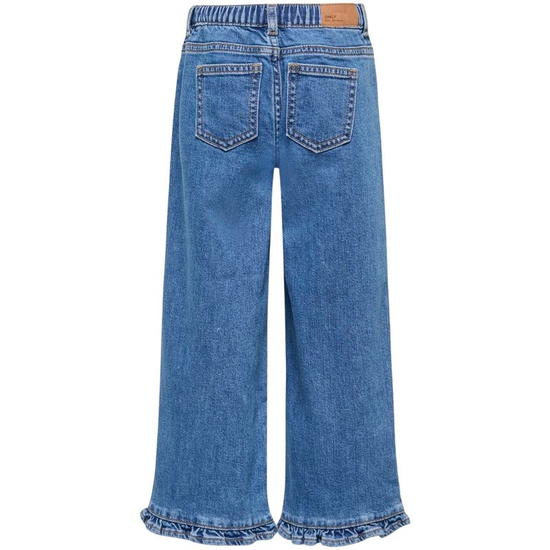 Kids Only Kmgenna wide jeans til småbarn, Medium Blue