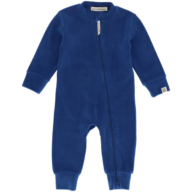 Hovedbilde Gullkorn Jona heldress i fleece til baby, Denim
