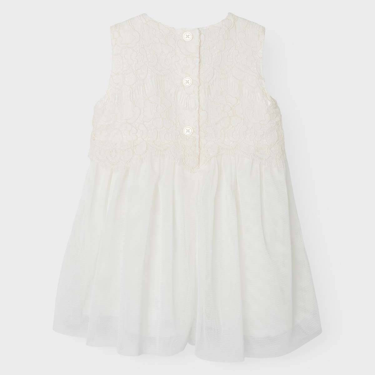 Name It Nikol ermeløs kjole til baby, bright white