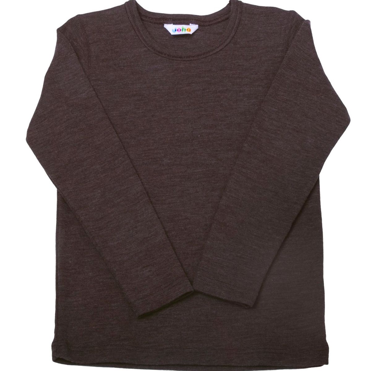 Joha Wool melange genser i ull, Drk. Brown